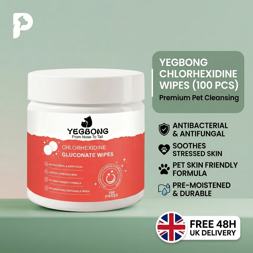 The Perch Care Wipes™ | 100x Soothing Pet Cleansing & Antifungal Pads