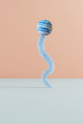 Blue cat toy restyled