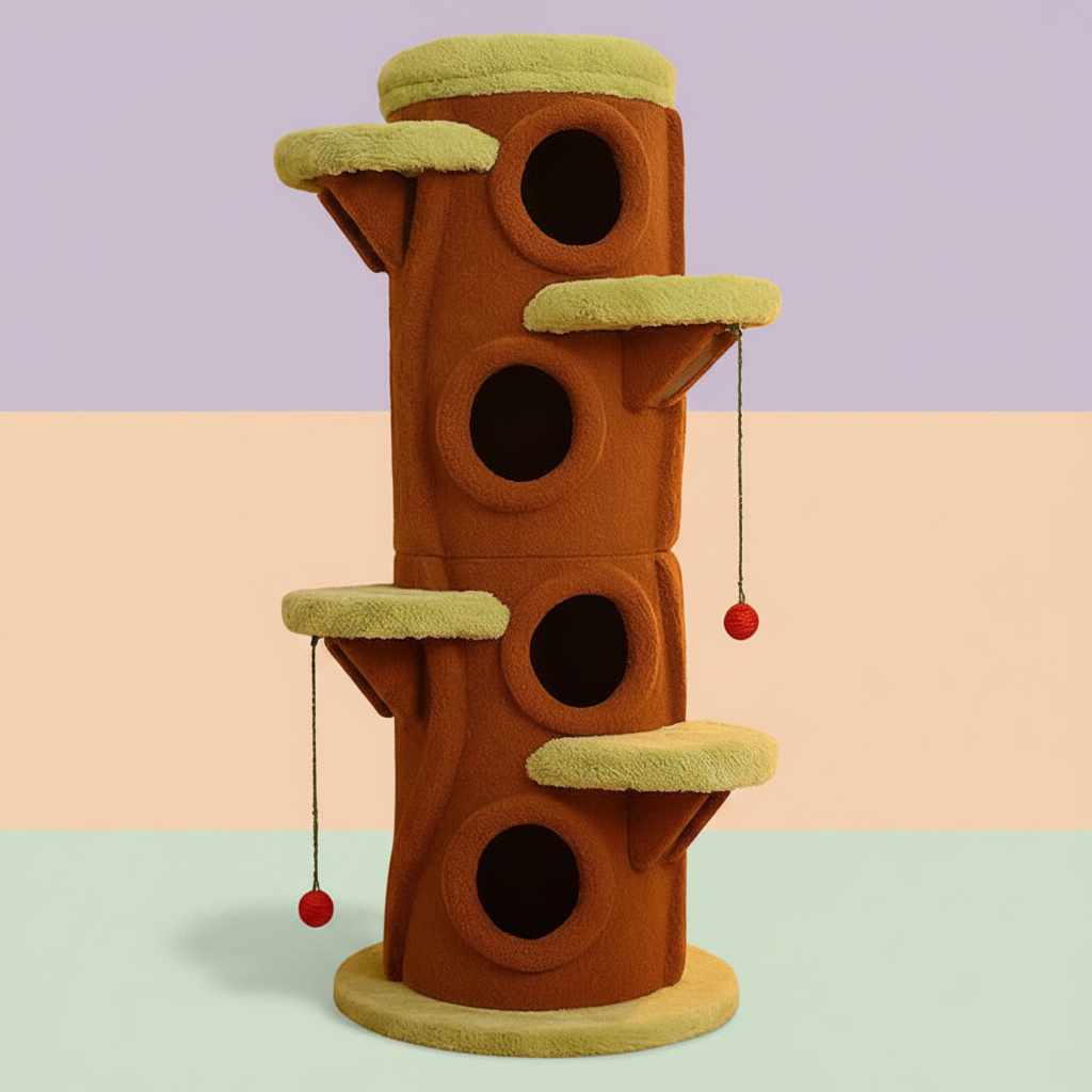 Cat tree multicolour 1