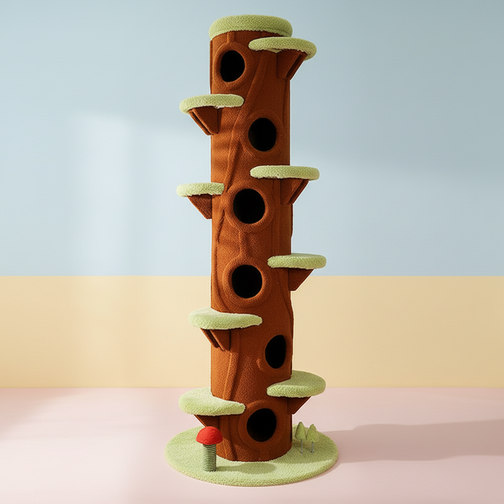 Cat tree multicolour 2